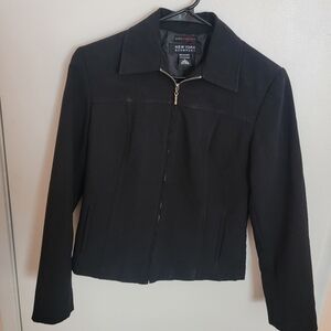 New York & Company Size 2 Zip-Up Dress Jacket Pre-owned